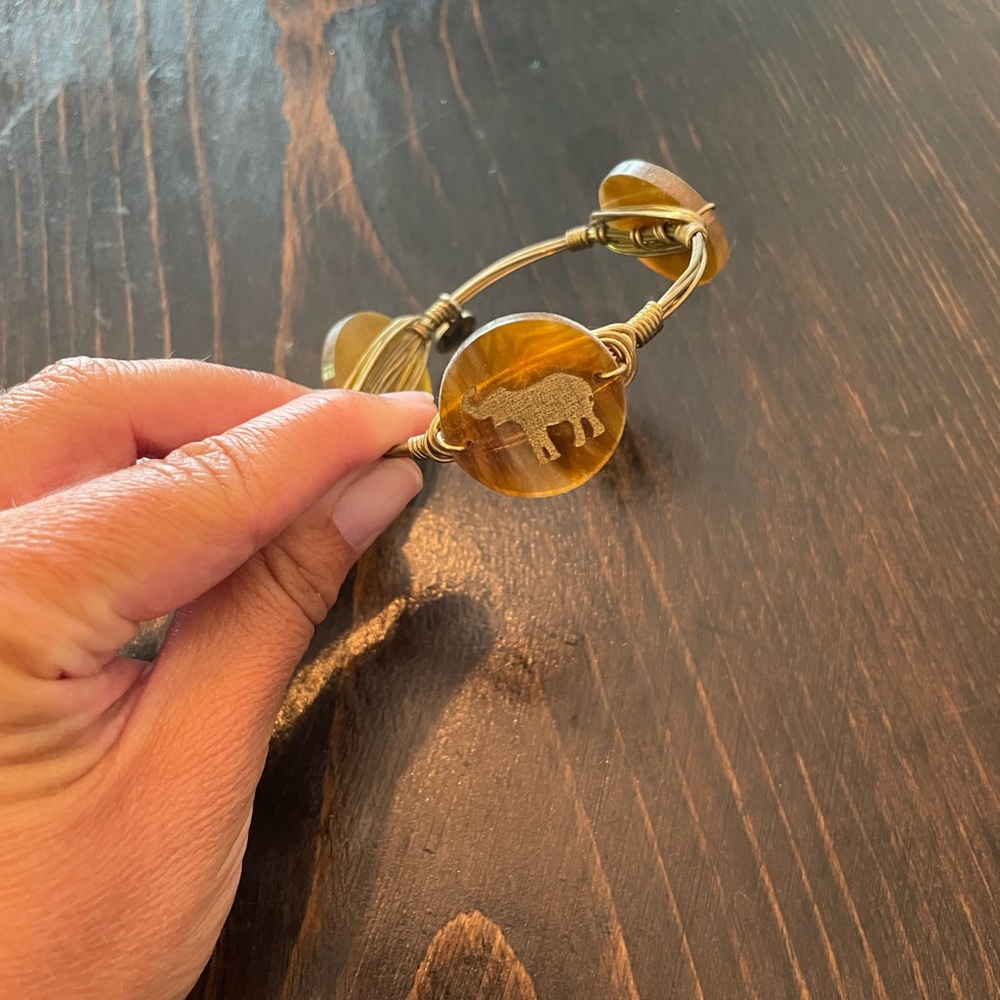Elephant Bourbon & Bowties bangle